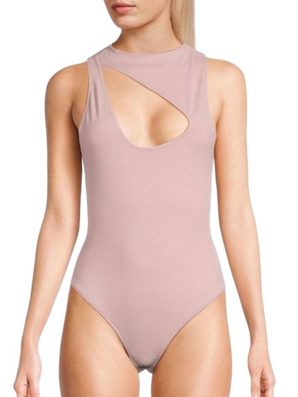 NEW Free People keep It Going Asymmetric Cutout Bodysuit S
